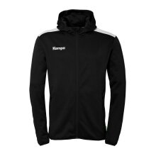 Kempa Hooded Jacket Emotion 27 Full-Zip (comfortable to wear) black/white Men