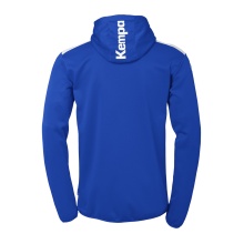 Kempa Hooded Jacket Emotion 27 Full-Zip (comfortable to wear) royal blue/white Men