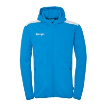 Kempa Hooded Jacket Emotion 27 Full-Zip (comfortable to wear) blue/white Men