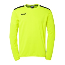 Kempa Sport Long Sleeve Shirt Emotion 27 Training Top (100% Polyester) yellow/navy blue men's