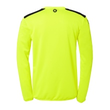 Kempa Sport Long Sleeve Shirt Emotion 27 Training Top (100% Polyester) yellow/navy blue men's