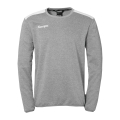 Kempa Sport Long Sleeve Shirt Emotion 27 Training Top (100% Polyester) Grey/White Men