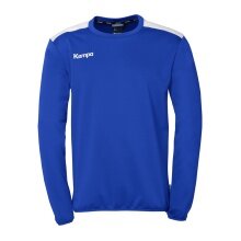 Kempa Sport Long Sleeve Shirt Emotion 27 Training Top (100% Polyester) Royal Blue/White Men