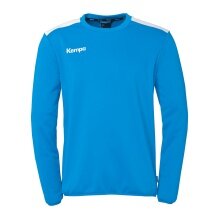 Kempa Sport Long Sleeve Shirt Emotion 27 Training Top (100% Polyester) Blue/White Men