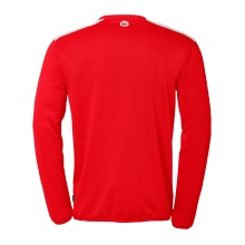 Kempa Sport Long Sleeve Shirt Emotion 27 Training Top (100% Polyester) Red/White Men