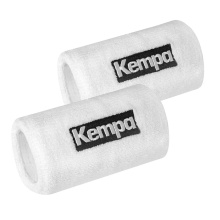 Kempa Sweatband Jumbo (terry material) white - 2 pieces