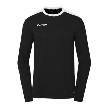 Kempa Sport Long-sleeved Shirt Emotion 27 (100% Polyester) black/white Men