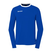 Kempa Sport Long Sleeve Shirt Emotion 27 (100% Polyester) Royal Blue/White Men