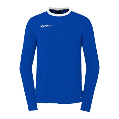 Kempa Sport Long Sleeve Shirt Emotion 27 (100% Polyester) Royal Blue/White Men