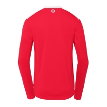 Kempa Sport Long Sleeve Shirt Emotion 27 (100% Polyester) Red/White Men