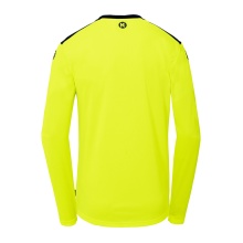 Kempa Sport Long Sleeve Shirt Emotion 27 (100% Polyester) Yellow/Navy Blue Men