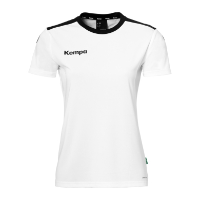 Kempa Sport-Shirt Emotion 27 (100% Polyester) white/black Women