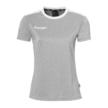 Kempa Sport-Shirt Emotion 27 (100% Polyester) grey/white Women