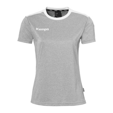 Kempa Sport-Shirt Emotion 27 (100% Polyester) grey/white Women