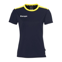 Kempa Sport-Shirt Emotion 27 (100% Polyester) navy blue/yellow Women