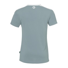 Kempa Sport-Shirt Emotion 27 (100% Polyester) aqua blue/white Women