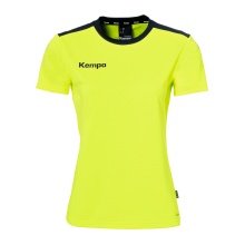 Kempa Sport-Shirt Emotion 27 (100% Polyester) yellow/navy blue Women