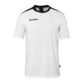 Kempa Sport T-shirt Emotion 27 (100% Polyester) white/black Men