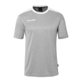 Kempa Sport T-shirt Emotion 27 (100% Polyester) grey/white Men