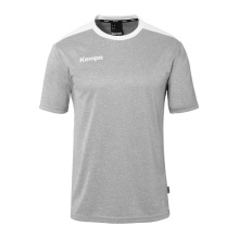 Kempa Sport T-shirt Emotion 27 (100% Polyester) grey/white Men