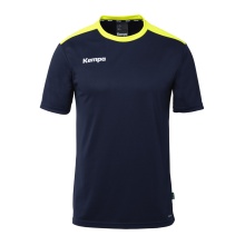 Kempa Sport T-shirt Emotion 27 (100% Polyester) navy blue/yellow Men