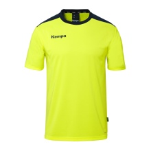 Kempa Sport T-shirt Emotion 27 (100% Polyester) yellow/navy blue Men