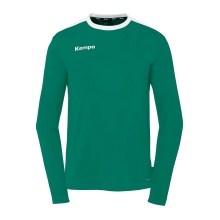 Kempa Sport Long Sleeve Shirt Emotion 27 (100% Polyester) green/white Men's