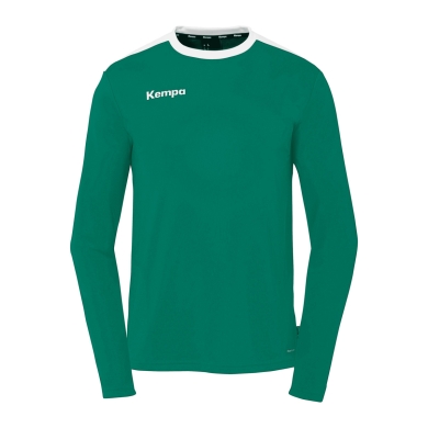 Kempa Sport Long Sleeve Shirt Emotion 27 (100% Polyester) green/white Men's