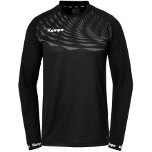 Kempa Sport Long Sleeve Shirt Wave 26 (100% Polyester) black Men's