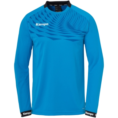 Kempa Sport Long Sleeve Shirt Wave 26 (100% Polyester) kempablau Men's