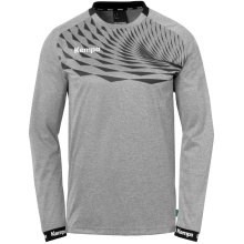 Kempa Sport Long Sleeve Shirt Wave 26 (100% Polyester) grey/anthracite grey Men's