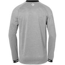 Kempa Sport Long Sleeve Shirt Wave 26 (100% Polyester) grey/anthracite grey Men's