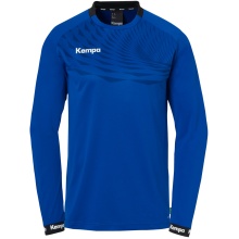 Kempa Sport Long Sleeve Shirt Wave 26 (100% Polyester) royal blue/navy blue Men's