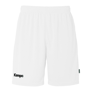 Kempa Team Shorts (elastic waistband with drawstring) short white Men