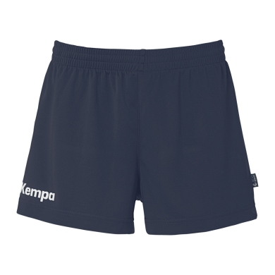 Kempa Team Shorts (elastic waistband with drawstring) short navy blue Women