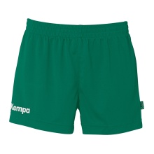 Kempa Team Shorts (elastic waistband with drawstring) short green Women