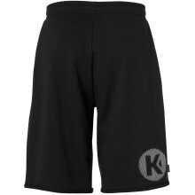 Kempa Leisure Shorts (Sweatshorts) Core 26 - elastic waistband with drawstring - short black Men