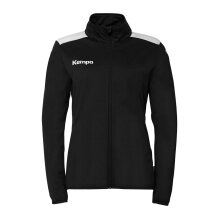 Kempa Training Jacket Emotion 27 (Full-Zip, 100% Polyester) black/white Women