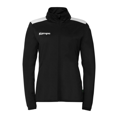 Kempa Training Jacket Emotion 27 (Full-Zip, 100% Polyester) black/white Women