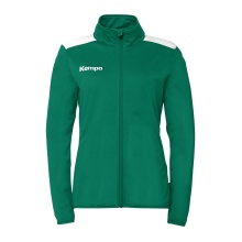 Kempa Training Jacket Emotion 27 (Full-Zip, 100% Polyester) green/white Women