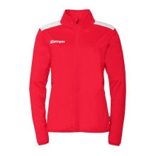 Kempa Training Jacket Emotion 27 (Full-Zip, 100% Polyester) red/white Women