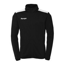 Kempa Training Jacket Emotion 27 (Full-Zip, 100% Polyester) black/white Men