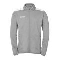 Kempa Training Jacket Emotion 27 (Full-Zip, 100% Polyester) grey/white Men