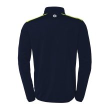 Kempa Training Jacket Emotion 27 (Full-Zip, 100% Polyester) navy blue/yellow Men