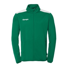 Kempa Training Jacket Emotion 27 (Full-Zip, 100% Polyester) green/white Men