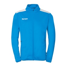 Kempa Training Jacket Emotion 27 (Full-Zip, 100% Polyester) blue/white Men