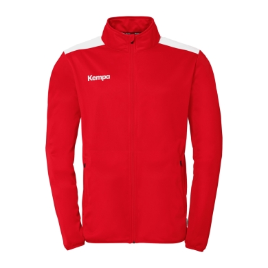 Kempa Training Jacket Emotion 27 (Full-Zip, 100% Polyester) red/white Men