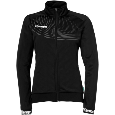 Kempa Training Jacket Wave 26 (100% Polyester, elastic) black/anthracite Women