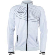 Kempa Training Jacket Wave 26 (100% Polyester, elastic) white Ladies