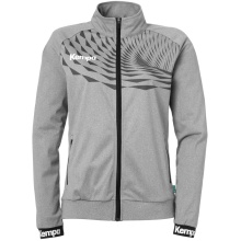 Kempa Training Jacket Wave 26 (100% Polyester, elastic) grey Women